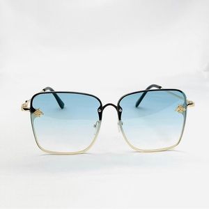 Oversized Square Bee Sunglasses